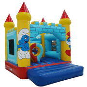 bouncer inflatable Smurfs jumping castles